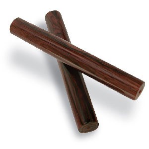 CLAVES LINARES DE MADERA DE GRANADILLO TAMAÑO MEDI