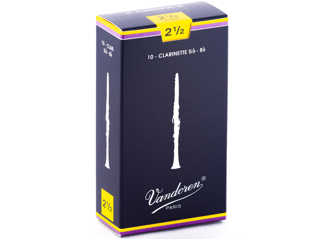 CAÑA VANDOREN PARA CLARINETE SI BEMOL 2 1/2,