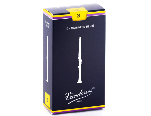 CAÑA VANDOREN PARA CLARINETE SI BEMOL 3,
