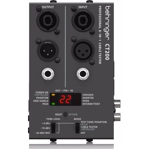 PROBADOR DE CABLES BEHRINGER CT200