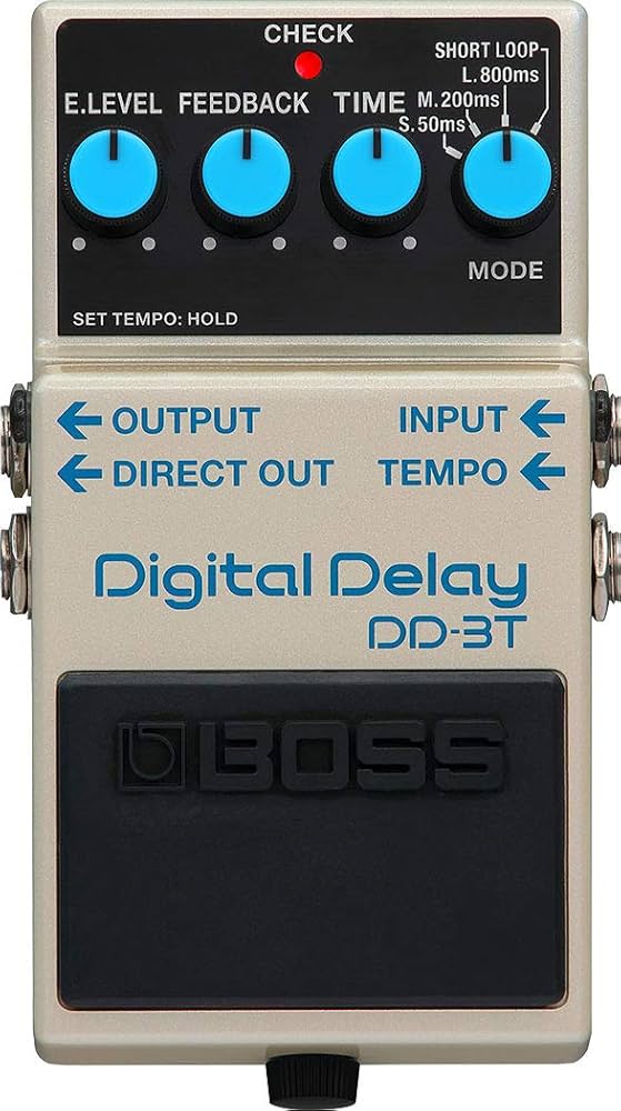 PEDAL DE DELAY BOSS TIEMPO DE ENTRE 12,5 Y 800 MS DD-3T