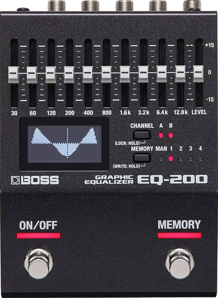 EQUALIZADOR BOSS PARA GUITARRA EQ-200