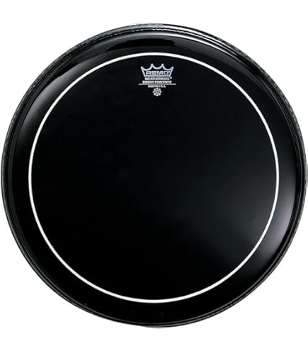 PARCHE 8" REMO HIDR NEGRO EBONY