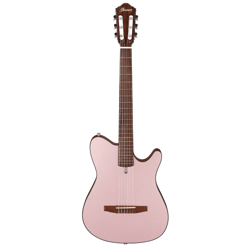 GUITARRA ELECTROACÚSTICA COLOR CAFÉ ORO ROSADO DE LA SERIE FRH IBANEZ FRH10N-RGF