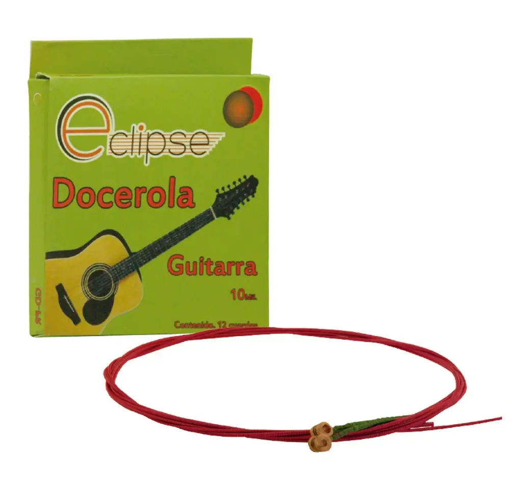 ENCORDADURA ECLIPSE PARA DOCEROLA OCTAVADA ROJA GD-OR