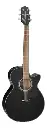 Guitarra electroacústica Takamine GF30CE-BLK negra 