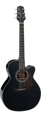 Guitarra electroacústica Takamine GN15CE‑BLK con corte y preamp TP‑4T 
