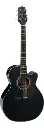 Guitarra electroacústica Takamine GN15CE‑BLK con corte y preamp TP‑4T 