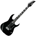 GUITARRA ELECTRICA NEGRA DE LA SERIE GIO IBANEZ GRG170DXBKN