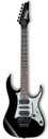 GUITARRA ELECTRICA NEGRA DE LA SERIE GIO IBANEZ GRG250BBNK
