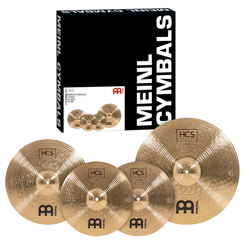 SET DE PLATILLOS MEINL INCLUYE HI-HATS DE 14"PULGA