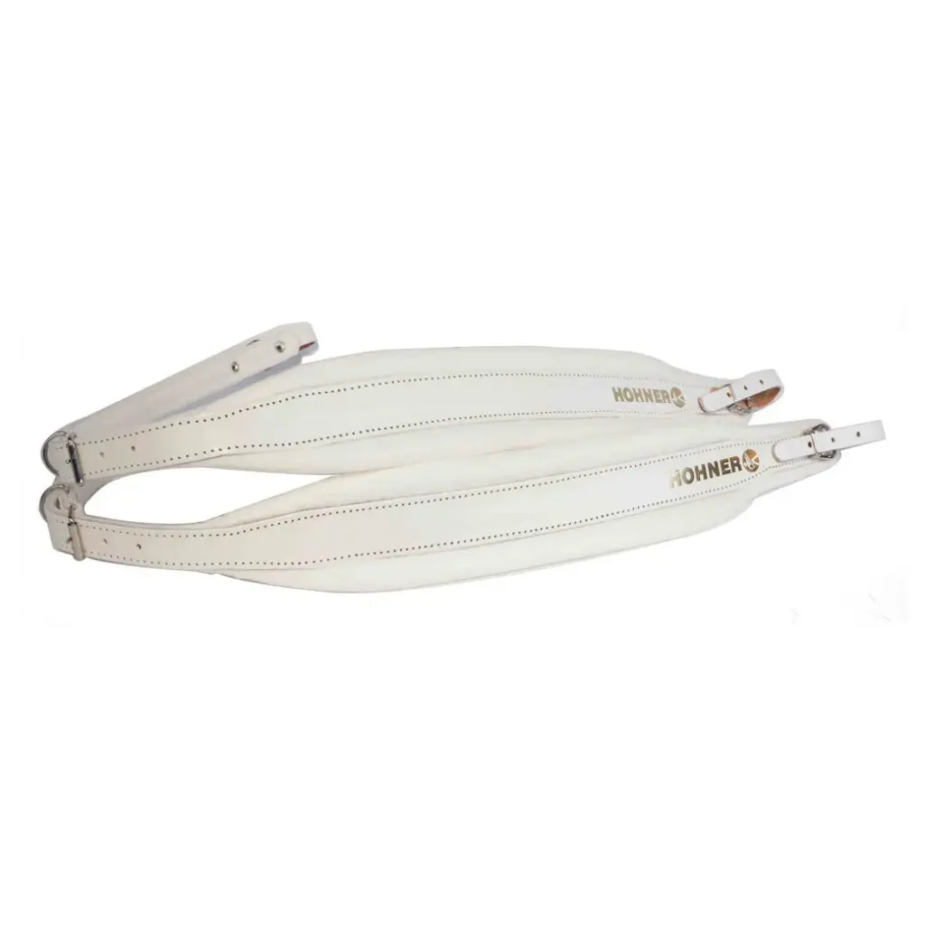 HOT10-WH TAHALI HOHNER PARA ACORDEON PIEL BLANCO 