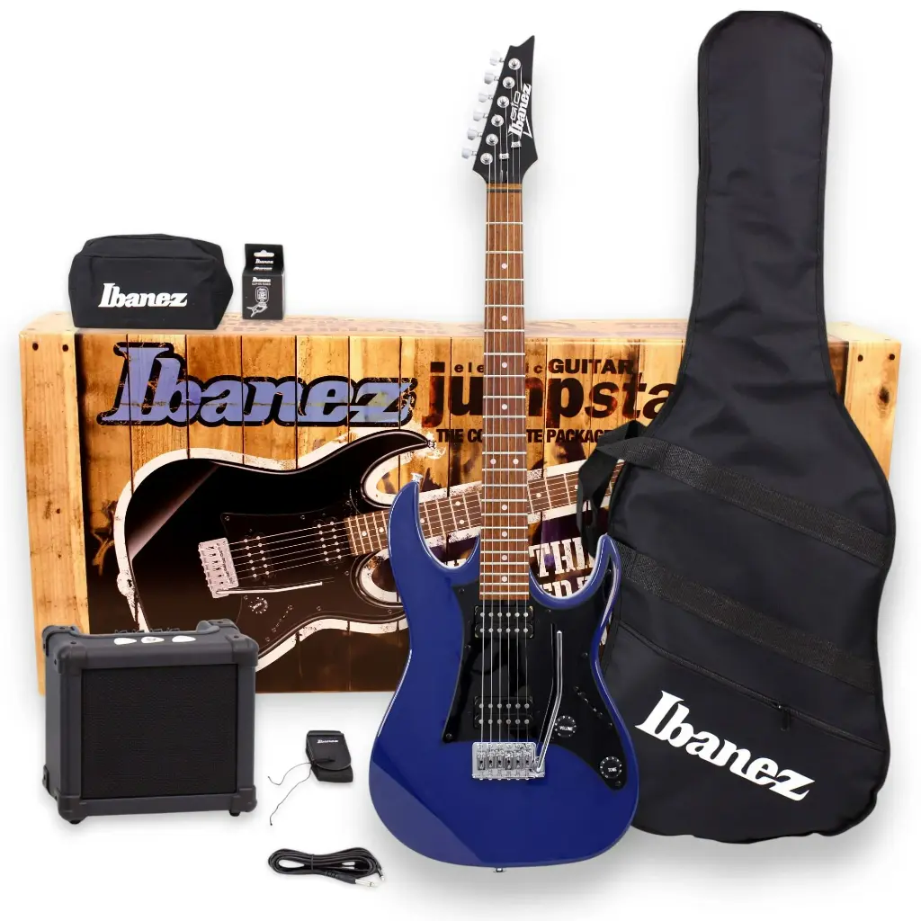 GUITARRA ELÉCTRICA IBANEZ JUMPSTART IJRX20N-BL (PAQUETE COMPLETO)