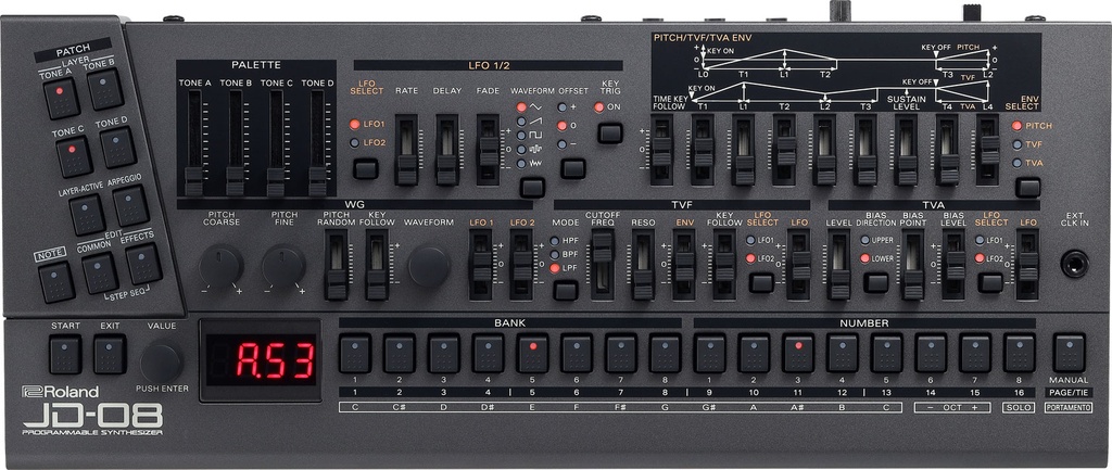 JD-08 SINTETIZADOR ROLAND BOUTIQUE MODULO DE SONIDO  