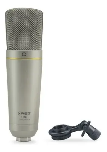 K100U MICROFONO DE CONDENSADOR KRIEG DE ESTUDIO USB 