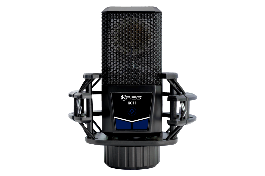 MICRÓFONO KRIEG DE CONDENSADOR CON CÁPSULA DORADA  K-C11 