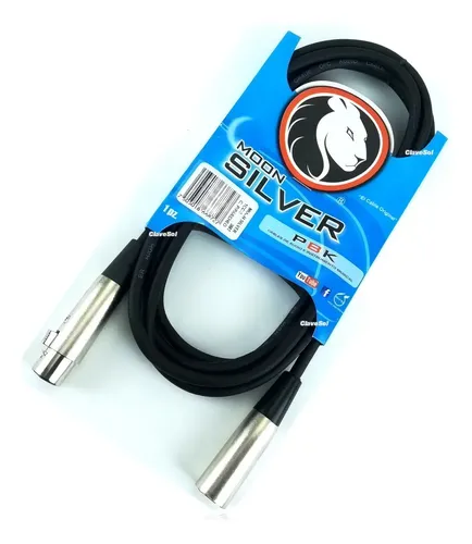 K1CP6 CABLE MIC ALTA IMPEDANCIA XLR-XLR 6M MOON PBK