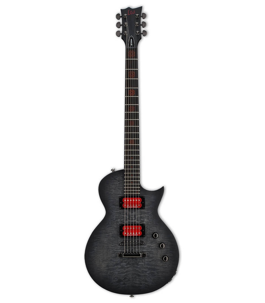 GUITARRA ELECTRICA BB-600 BARITONE SEE THRU BLACK SUNBURST SATIN LTD LBB600BQMSTBLKSB