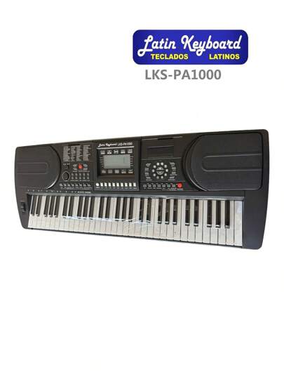 TECLADO LATIN KEYBOARD DE 61 TECLAS    LKSPA-1000 C/ ADAPTADOR