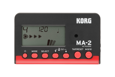 Korg MA-2 BKRD – Metrónomo Digital Negro/Rojo