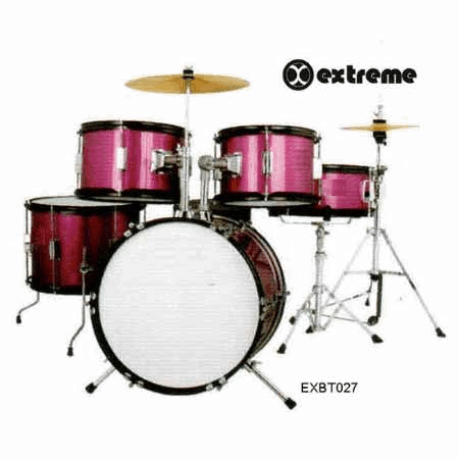 BATERIA ACUST JR LATIN K 5 PIEZAS C/ PLATILLOS