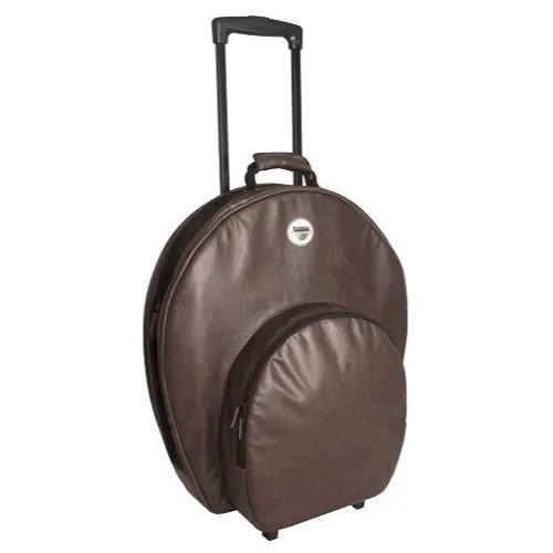 FUNDA SABIAN PRO PARA PLATILLOS CON RUEDAS,CAFE