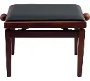 BANCO PARA PIANISTA AJUSTABLE CAOBA PB100WNS