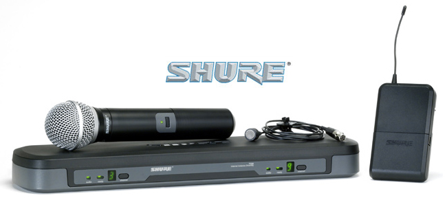 RECEPTOR TRANSMISOR SHURE PG1288PG185