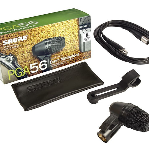 PGA56XLR MICROFONO DINAMICO SHURE PARA PERCUSIONES CON CABLE XLR/XLR 