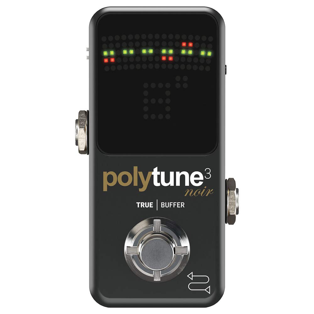 TC Electronic PolyTune 3 Noir Pedal Afinador Cromático Estroboscópico True Bypass