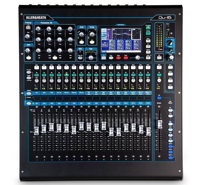 MEZCLADORA DE AUDIO 16CH Allen & HeatH QU16