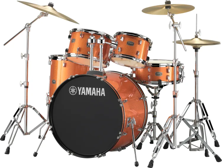 BATERIA YAMAHA RYDEEN RDP2F5ORGUSET DE 5 PIEZAS 22" ORANGE GLITT