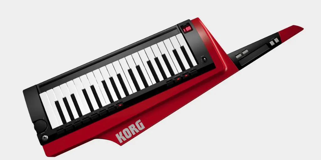 KORG RK-100S2RD – KEYTAR ROJO CON MOTOR ANALÓGICO VIRTUAL 