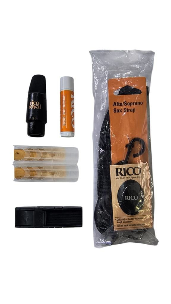 JUEGO DE ACCESORIOS RICO PARA SAX SOPRANO RSMPAKSSX01