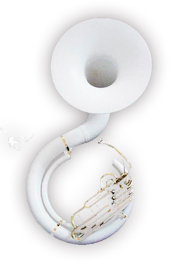 Fanpro SP66 – Sousafón de Fibra de Vidrio Blanco