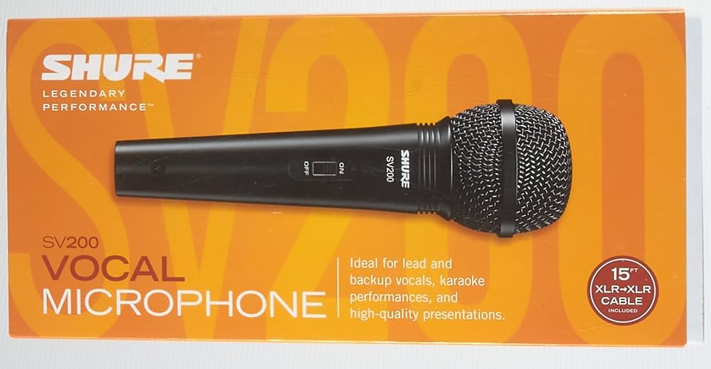 MICROFONO SHURE VOCAL ON/OFF CABLE XLR-X