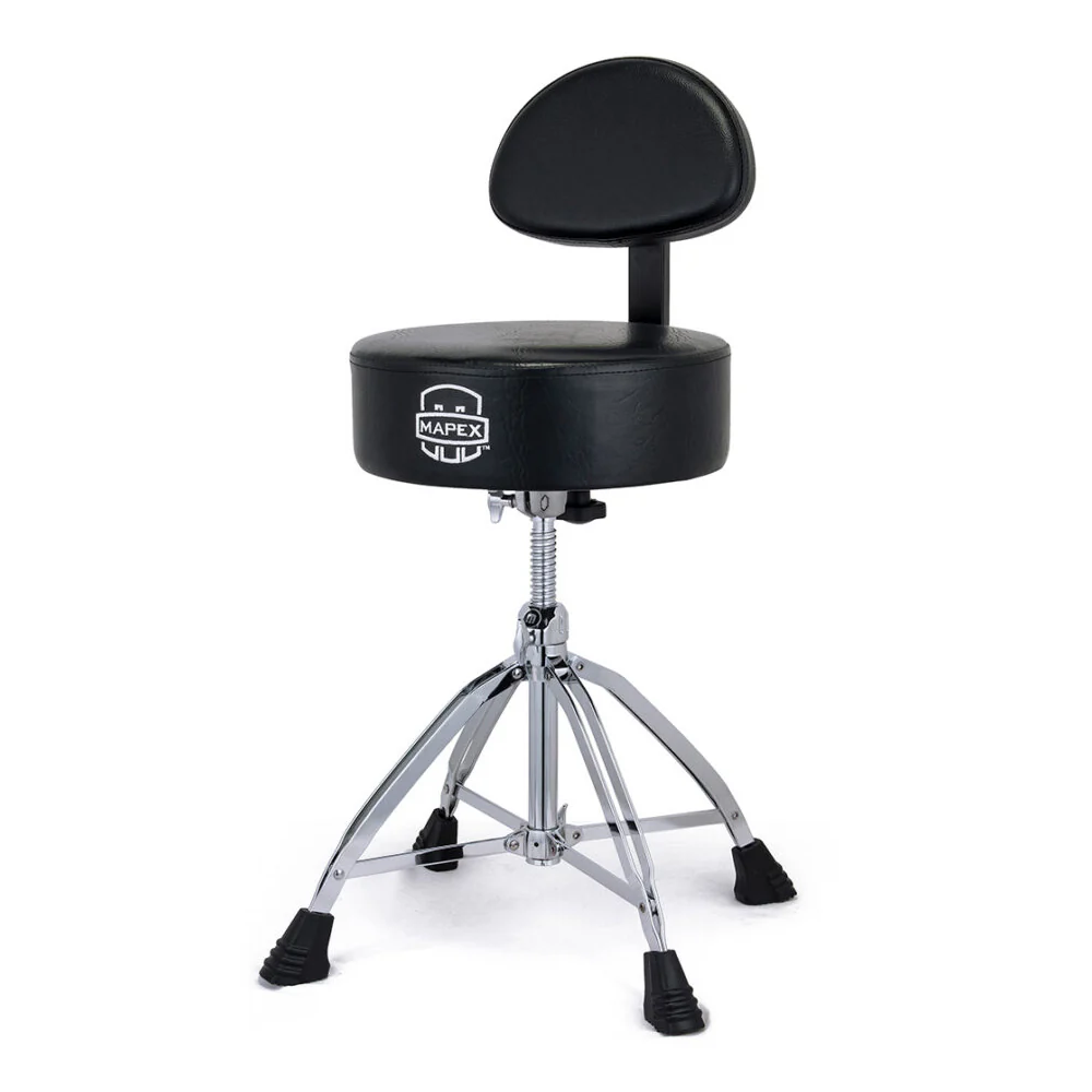 MAPEX T870 – BANCO PROFESIONAL PARA BATERÍA CON SOPORTE LUMBAR AJUSTABLE