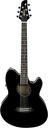GUITARRA ELECTROACUSTICA COLOR NEGRO BRILLANTE DE LA SERIE TALMAN IBANEZ TCY10E‑BK