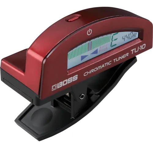 AFINADOR CLIP ON CHOMATIC TUNER RED TU10RD