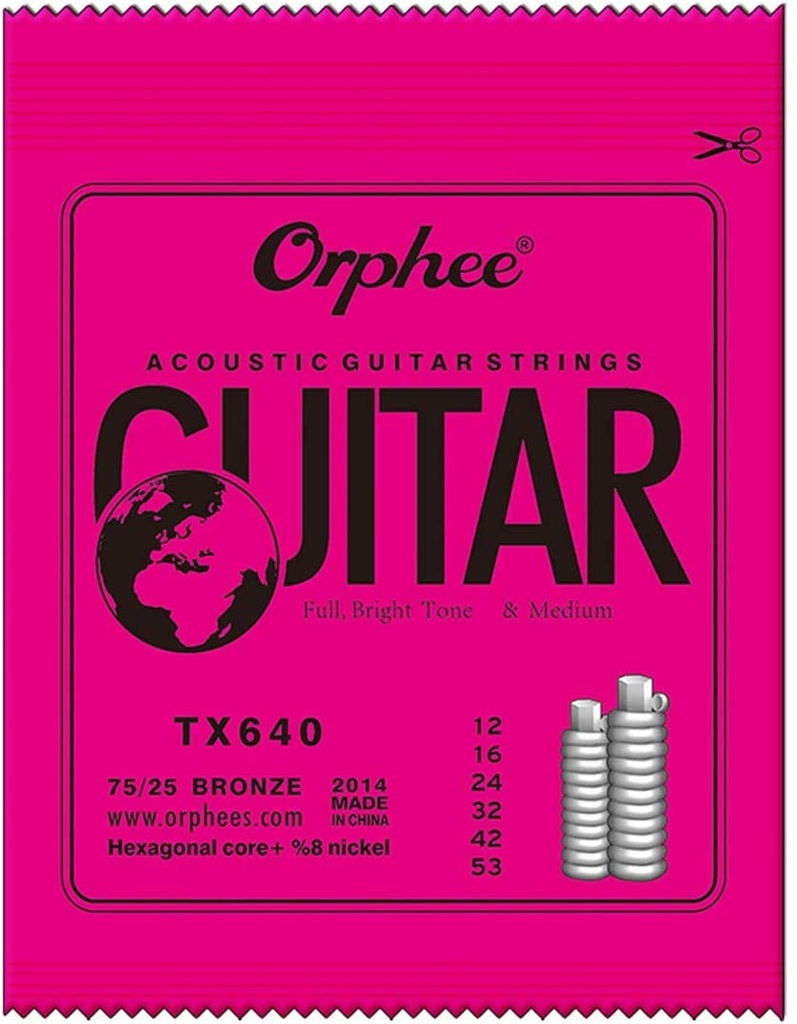 ENCORDADURA DISTELE PARA GUITARRA ACUSTICA BRONCE