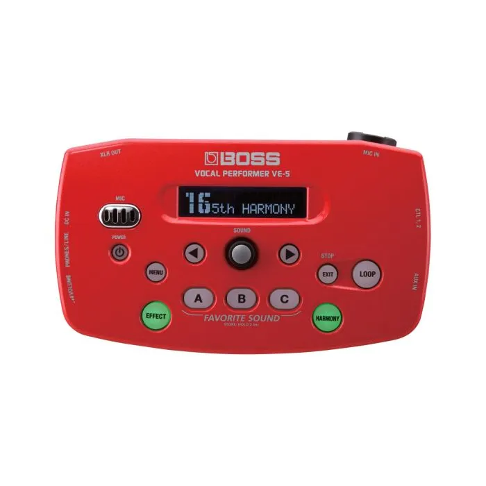 VE5RD PROCESADOR DE EFECTOS ROLAND ROJO