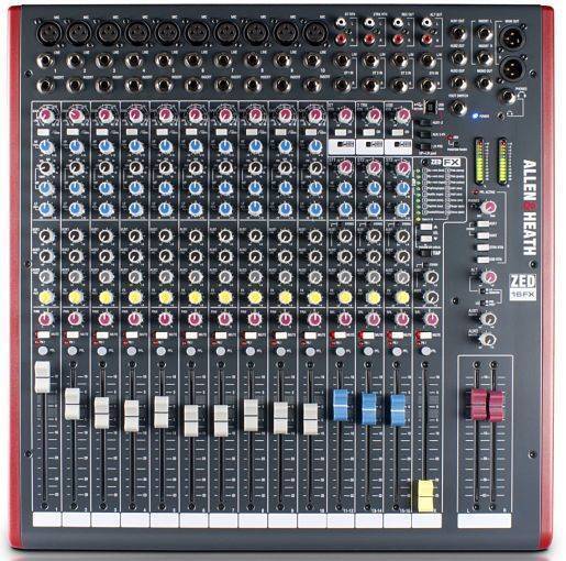 ZED16:2FX Mezcladora de audio ALLEN & HEATH