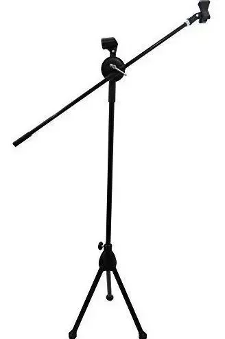 ATRIL MIC C/BOOM FIJO REFORZADO QUIKLOK A/492 BK AM 