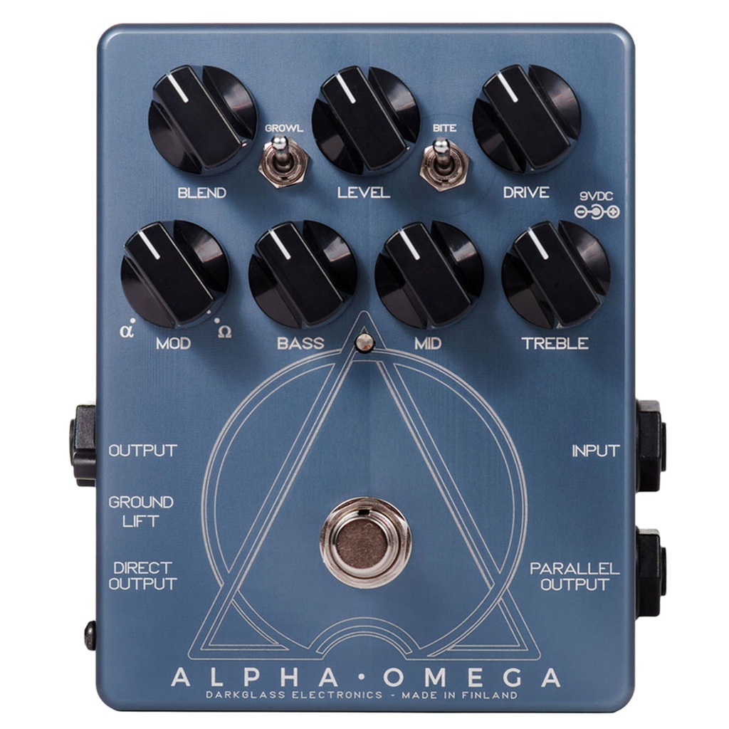 ALPHA-OMEGA Darkglass Electronics Alpha Omega pedal preamp overdrive bajo