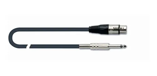 CABLE P/MICROFONO 5M NEGRO QUIKLOK MX/777-5
