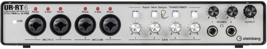 INTERFAZ STEINBERG USB 4*4 I/O RUPE UR-RT4