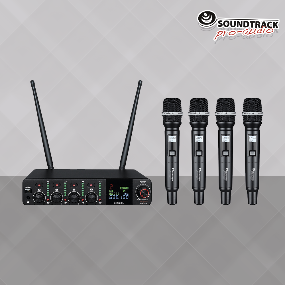 Sistema de micrófonos inalámbricos SOUNDTRACK STW-401F