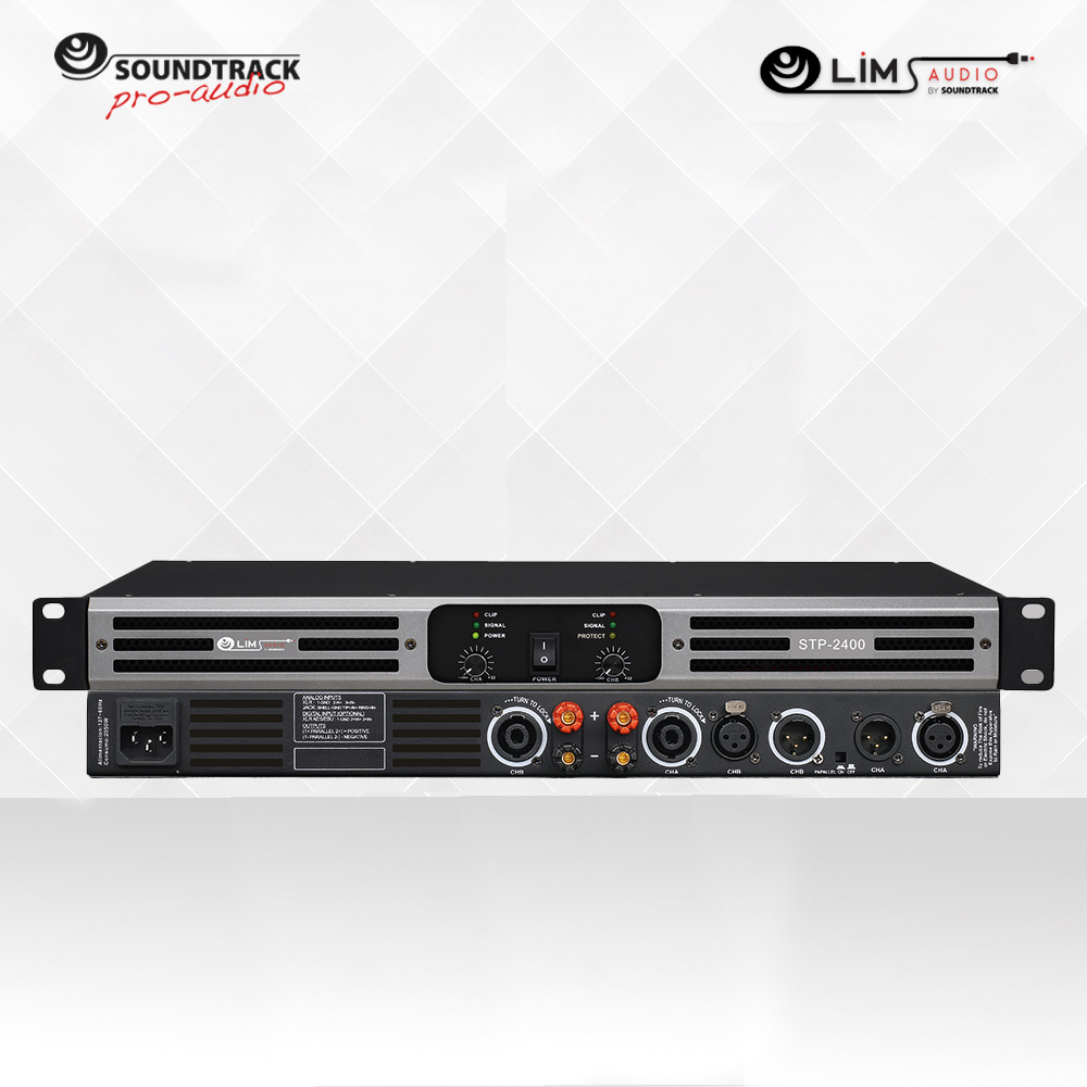 AMPLIFICADOR DE PODER CLASE D, 2 CANALES, SALIDA SPEAKON STP-2400