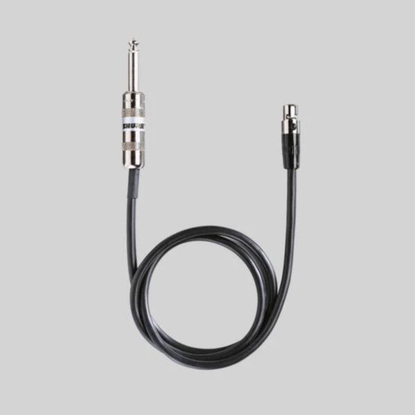 Cable para instrumento de jack 6.3 mm a conector mini de 4 pines TQG SHURE WA302 