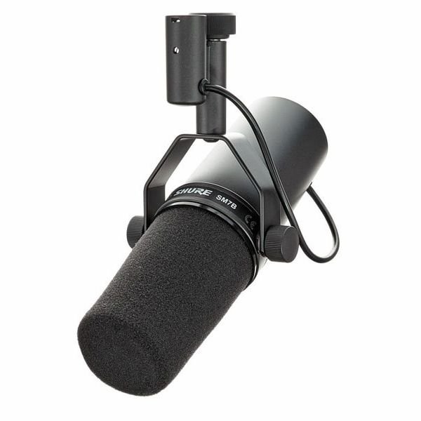 Microfono dinamico con preamplificador para podcast SHURE SM7DB 